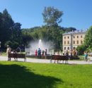Atrakcje w Krynicy - Grająca fontanna na krynickim Deptaku